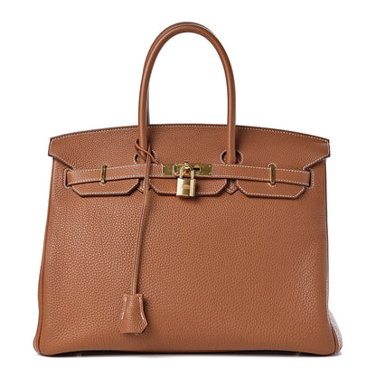Hermes Togo Birkin 35 Gold 1 of 14