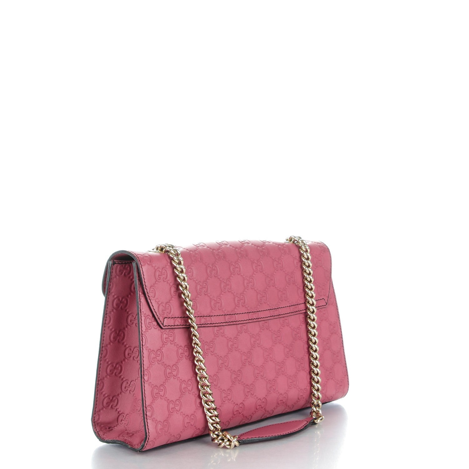 Gucci Guccissima Medium Emily Chain Shoulder Bag Peonia Flower 3 of 7