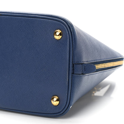 Prada Saffiano Lux Medium Promenade Tote Bluette 10 of 13