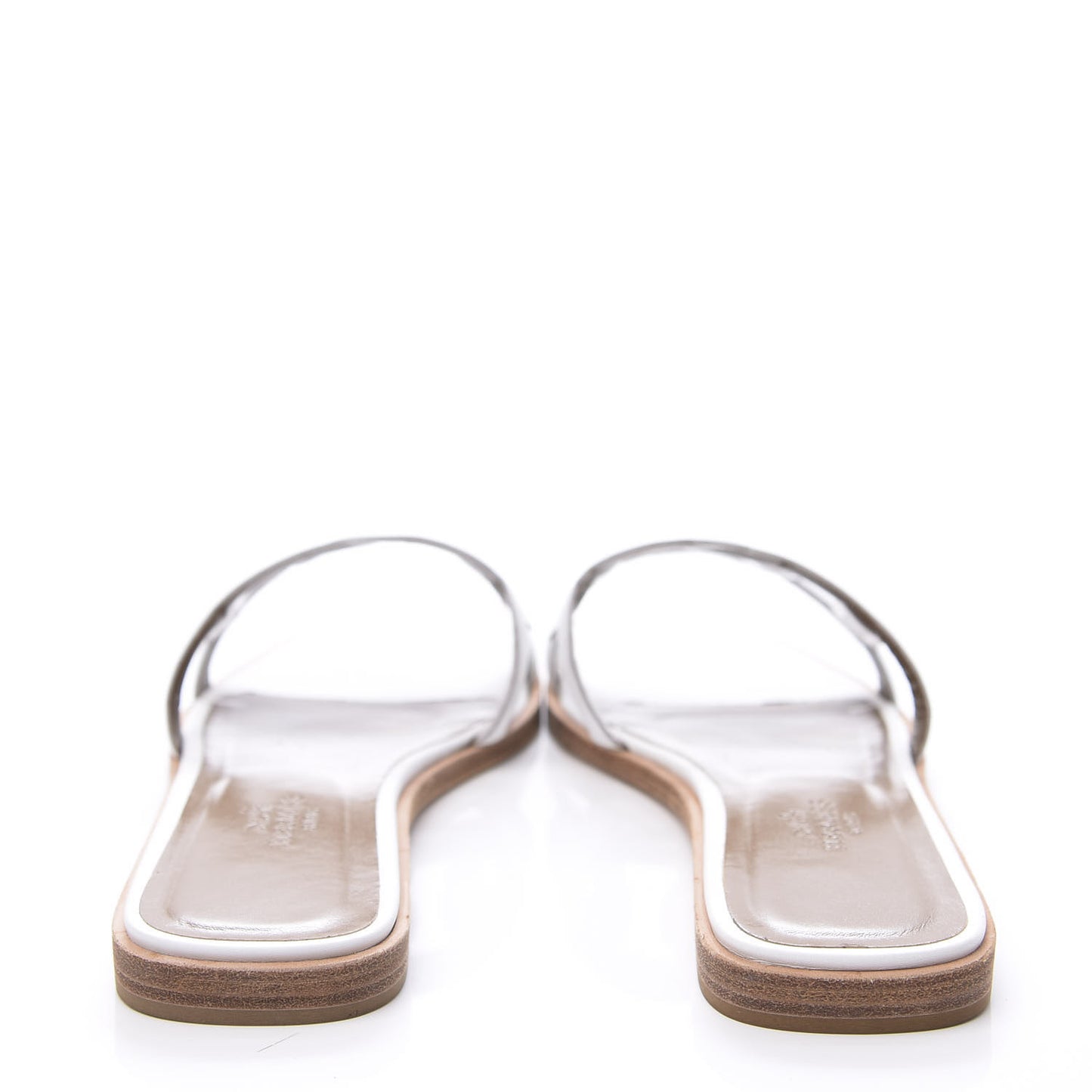 Calfskin Omaha Sandals 37.5 White