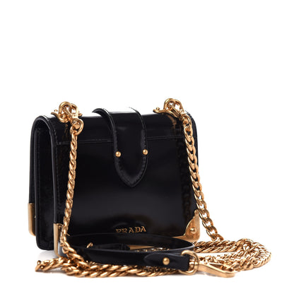 Prada Spazzolato Micro Cahier Bag Black 3 of 9