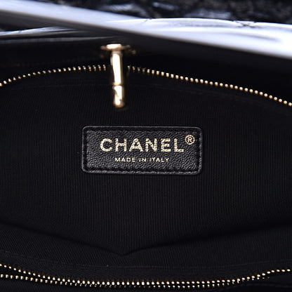 Chanel Aged Calfskin Quilted Large 31 Shopping Bag Black 6 of 10