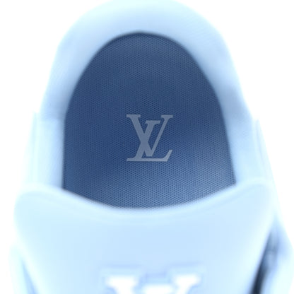 Louis Vuitton Calfskin Mens LV Trainer Sneakers 11 Blue 8 of 9