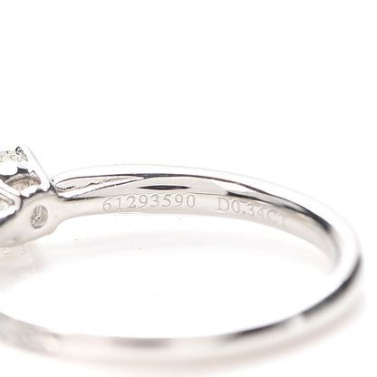 Tiffany Platinum Diamond .34ct Round Brilliant Harmony Engagement Ring 48 4.5 5 of 8