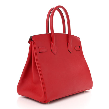 Hermes Epsom Birkin 30 Rouge Casaque 3 of 10