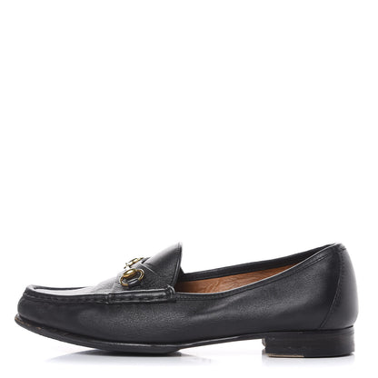 Gucci Calfskin Womens 1953 Horsebit Loafers 38 Black 1 of 14