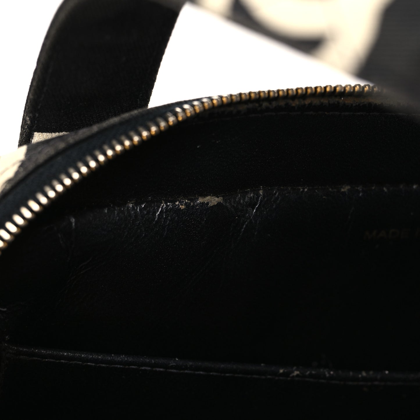 Denim CC Logo Top Handle Black