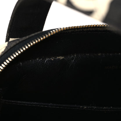 Chanel Denim CC Logo Top Handle Black 10 of 10