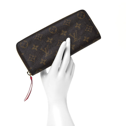 Louis Vuitton Monogram Clemence Wallet Fuchsia 2 of 7