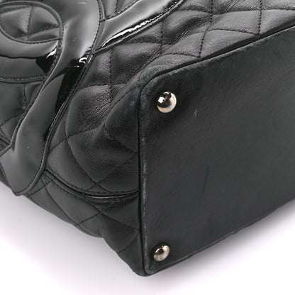 Chanel Calfskin Quilted Medium Cambon Tote Black 8 of 12
