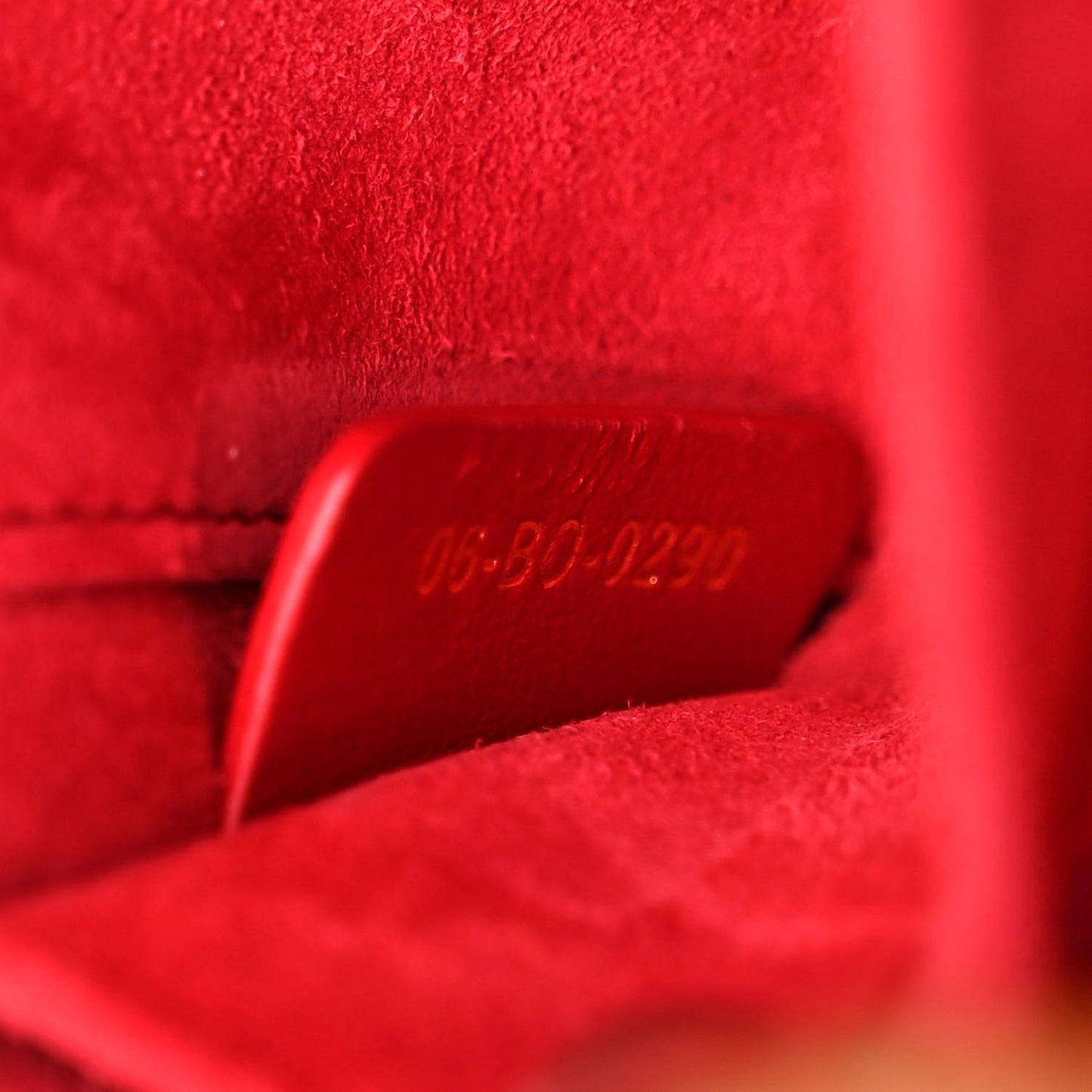 Lambskin Cannage Small Diortravel Vanity Case Red