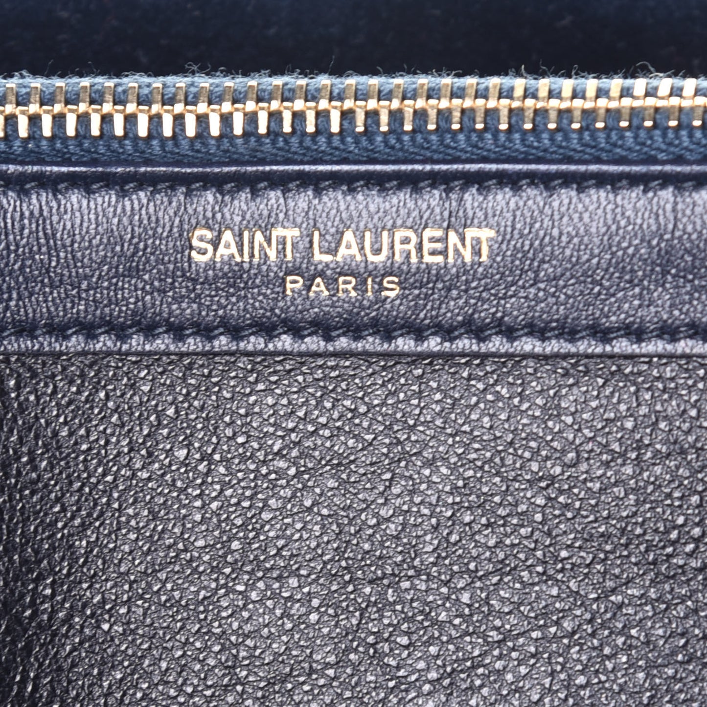 Velvet Monogram Chain Wallet Legion Blue