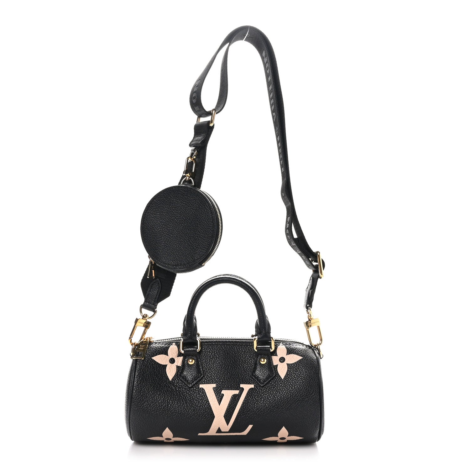 Louis Vuitton Empreinte Monogram Giant Papillon BB Black Beige 1 of 9