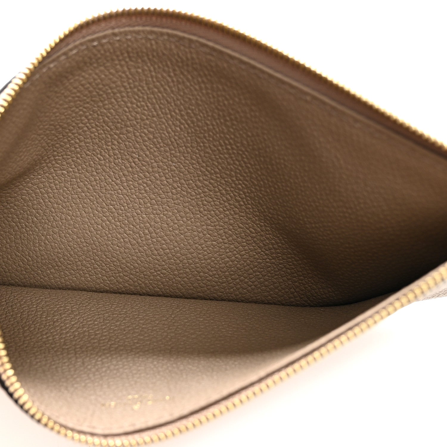 Louis Vuitton Empreinte Monogram Giant Pochette Felicie Zippered Insert Tourterelle Creme 5 of 6