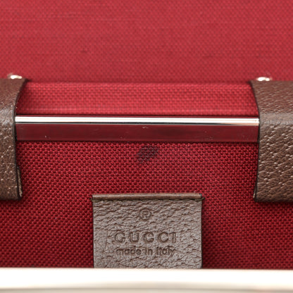 Gucci GG Supreme Monogram Globe-Trotter Beauty Case Brown 8 of 14