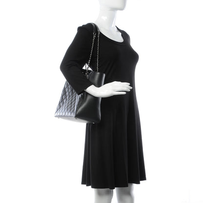 Chanel Caviar Quilted Large CC Box Shopping Tote Black 2 of 13