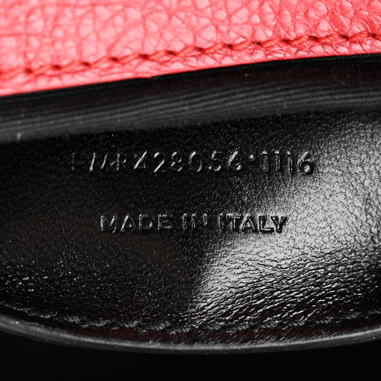 Sheepskin Matelasse Chevron Monogram Medium College Bag Rouge