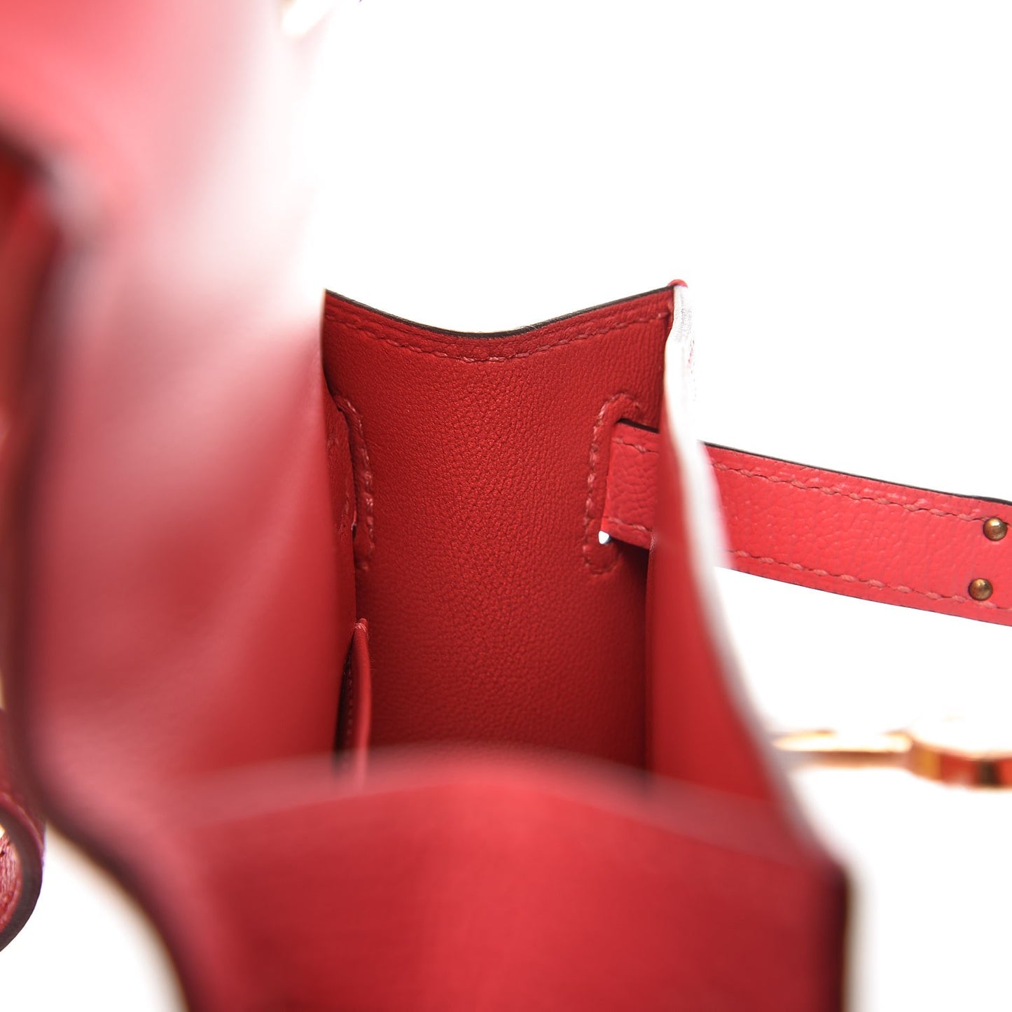 Chevre Mysore Mini Kelly Sellier 20 Rose Lipstick