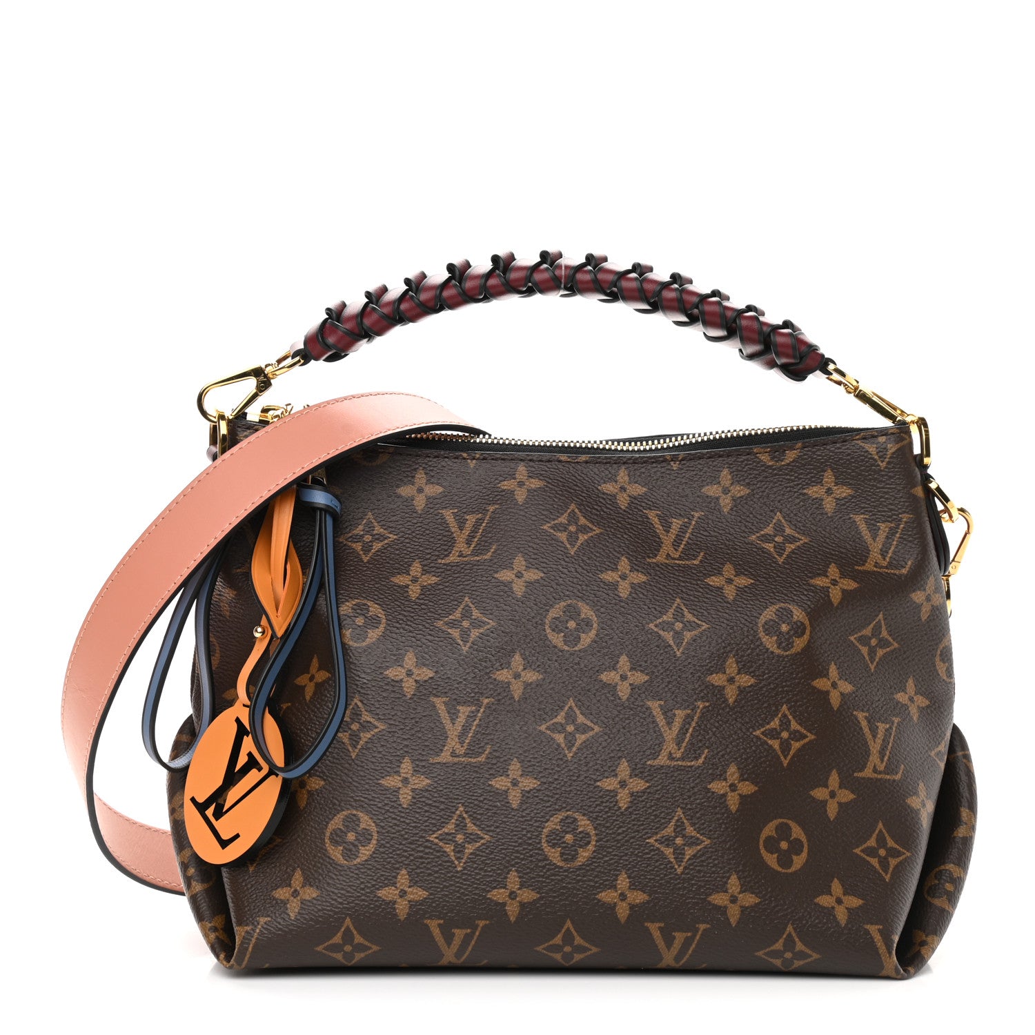 Louis Vuitton Monogram Beaubourg Hobo Mini Bordeaux Red Peach Safran Blue Jean Blue 1 of 9