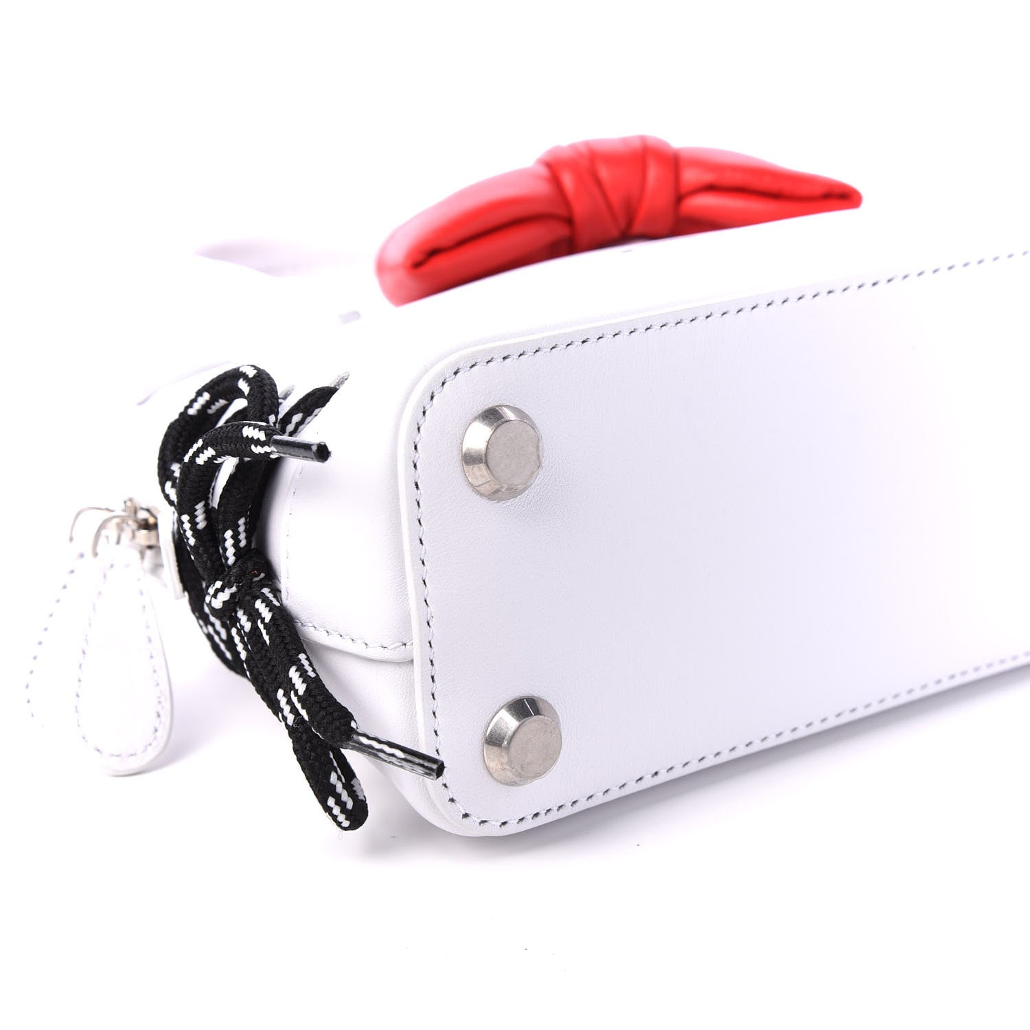 Balenciaga Calfskin Hello Kitty XXS Ville Top Handle Bag White 5 of 9