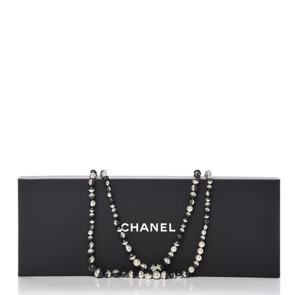 Chanel Pearl CC Long Necklace Grey 5 of 5