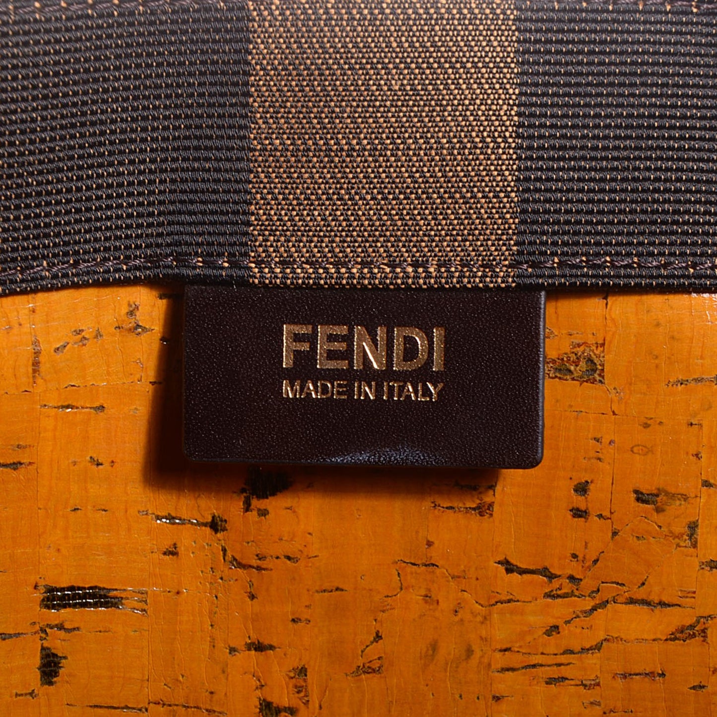 Pequin Striped Shopping Tote Tobacco