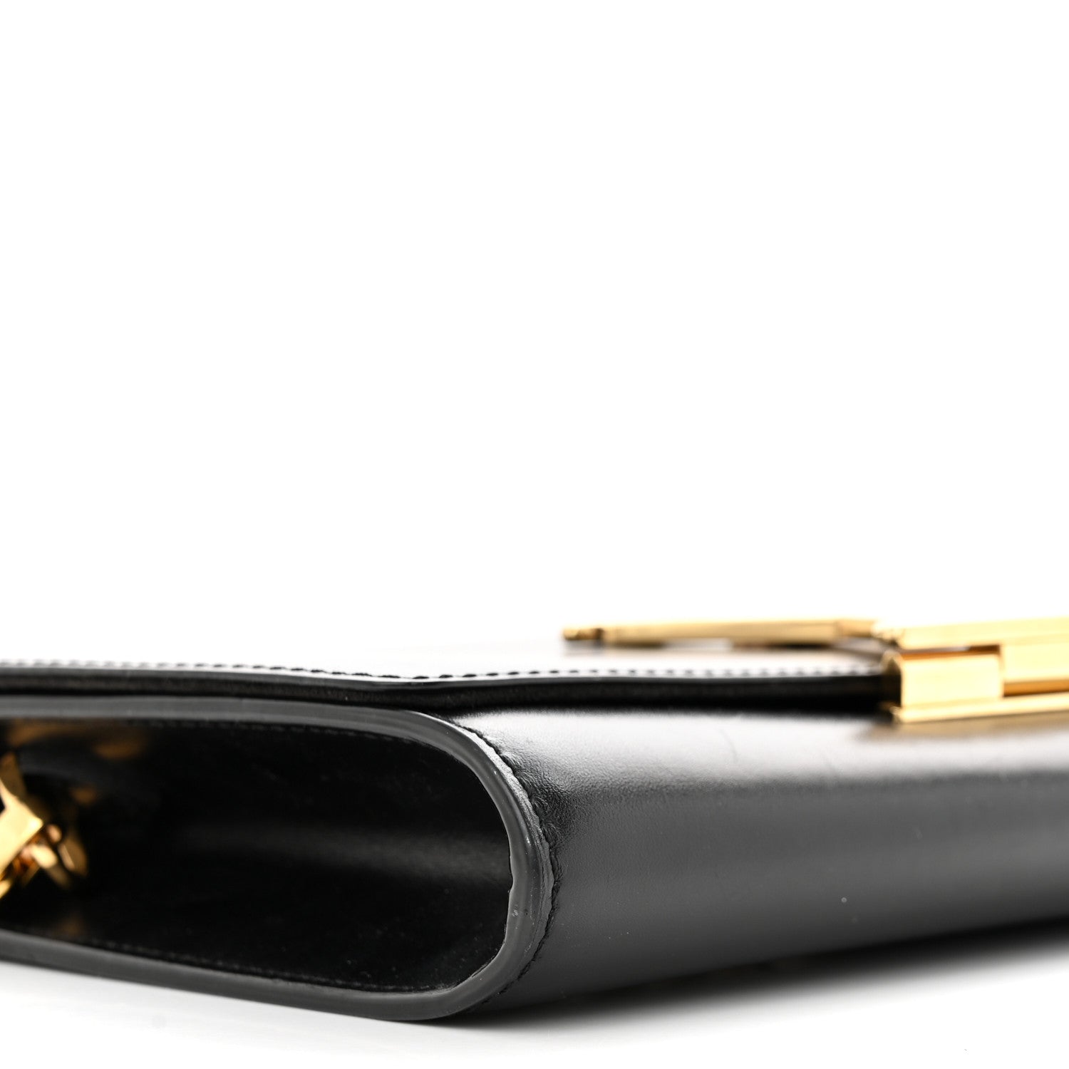 Louis Vuitton Calfskin Chain Louise MM Black 8 of 15