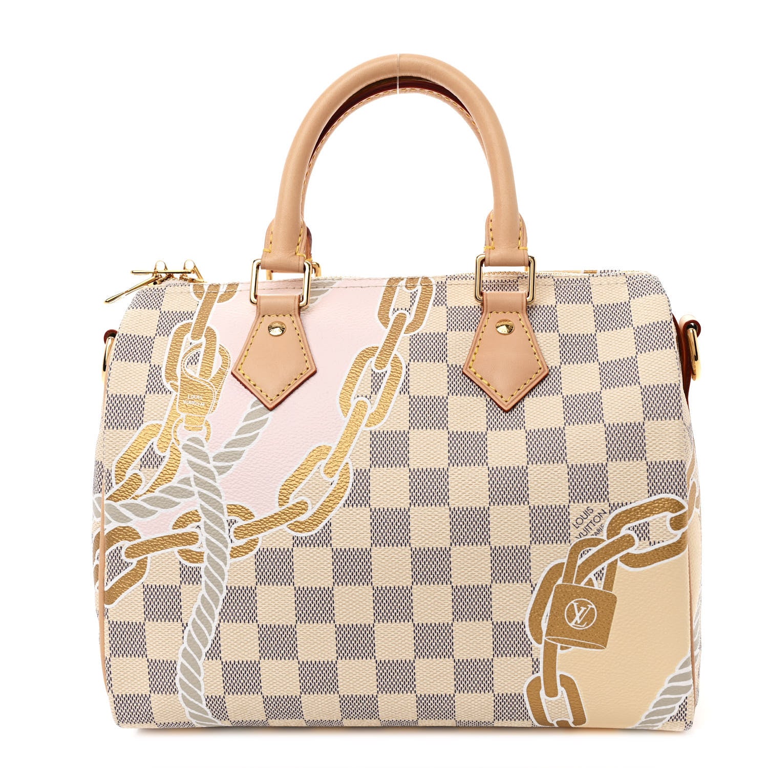 Louis Vuitton Damier Azur Nautical Speedy Bandouliere 25 1 of 9