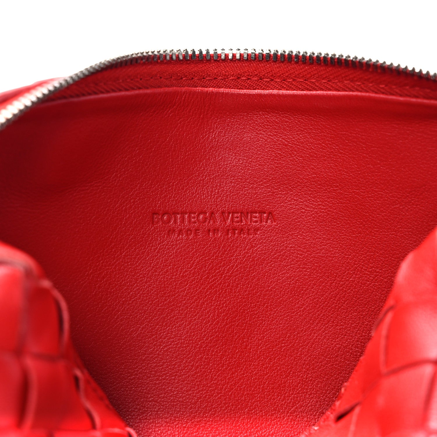 Bottega Veneta Nappa Intrecciato Mini Crossbody Red 7 of 13