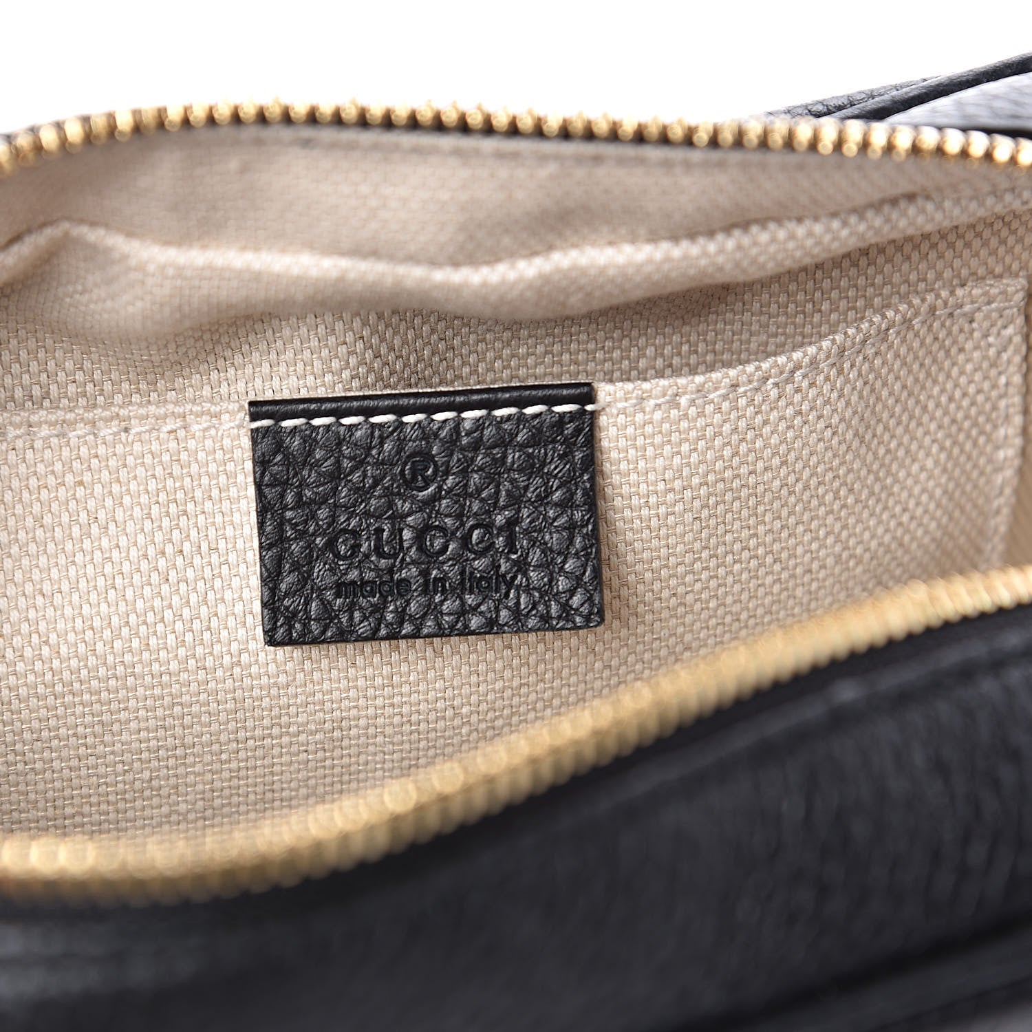 Gucci Pebbled Calfskin Small Soho Disco Bag Black 6 of 10