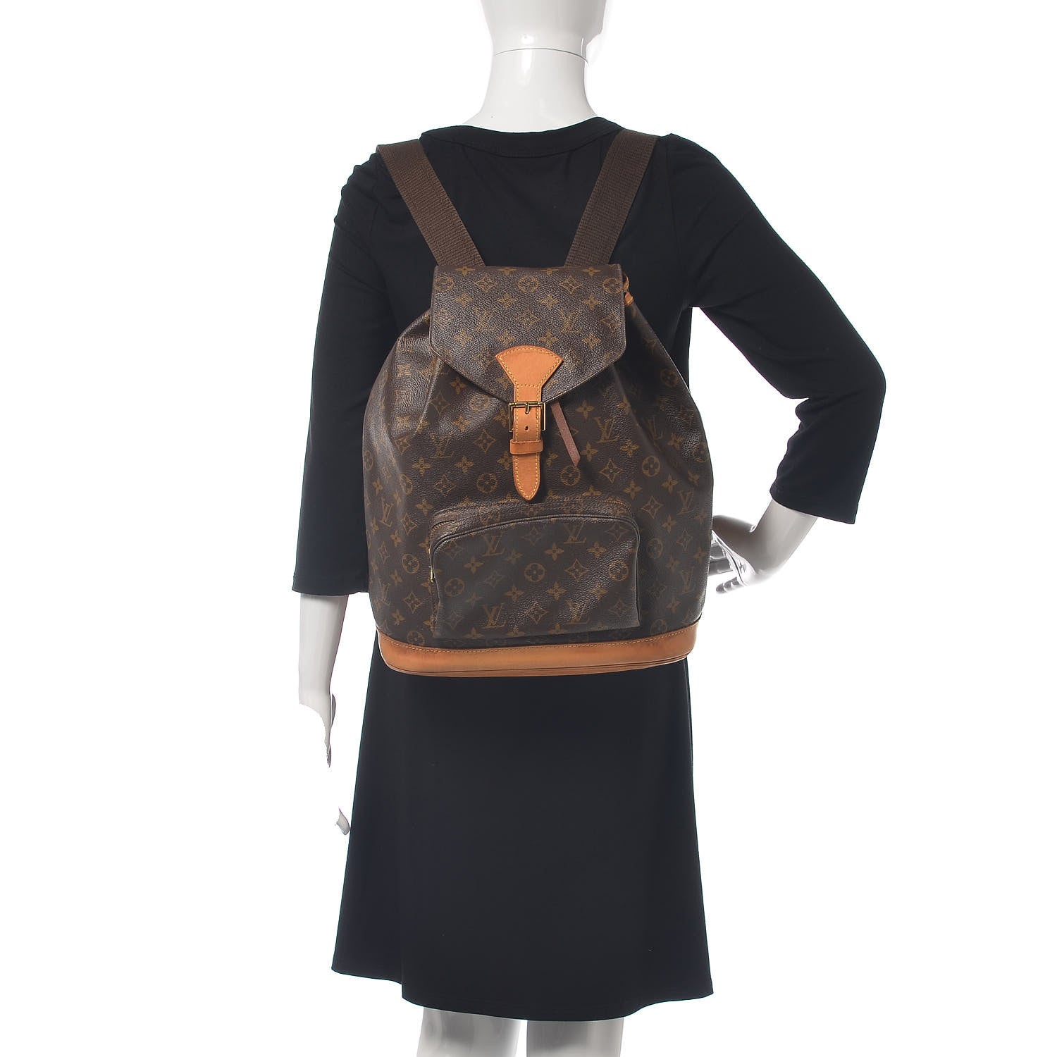 Louis Vuitton Monogram Montsouris GM Backpack 2 of 13