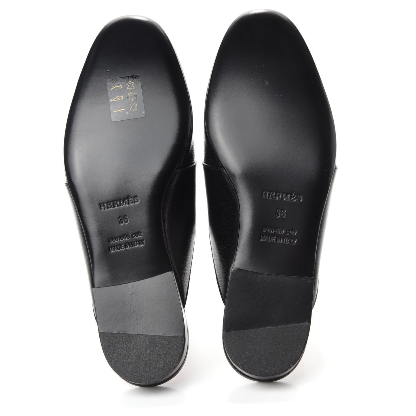Supple Goatskin Catena Mules 36 Black