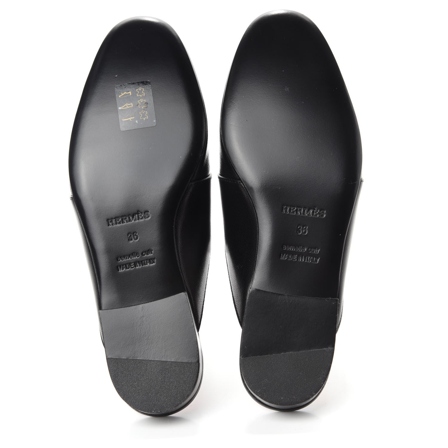 Hermes Supple Goatskin Catena Mules 36 Black 5 of 9