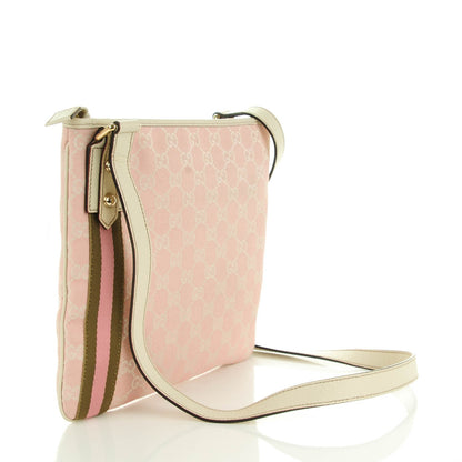 Gucci Monogram Web Jolicoeur Charms Messenger Pink 3 of 9