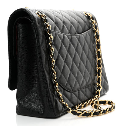 Chanel Caviar Quilted Maxi Double Flap Black 3 of 14