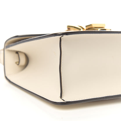 Gucci Calfskin Mini Sylvie Top Handle Bag White 9 of 12