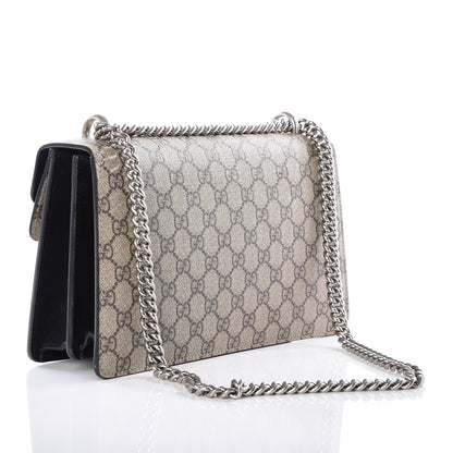 Gucci GG Supreme Monogram Small Dionysus Shoulder Bag Black 2 of 13