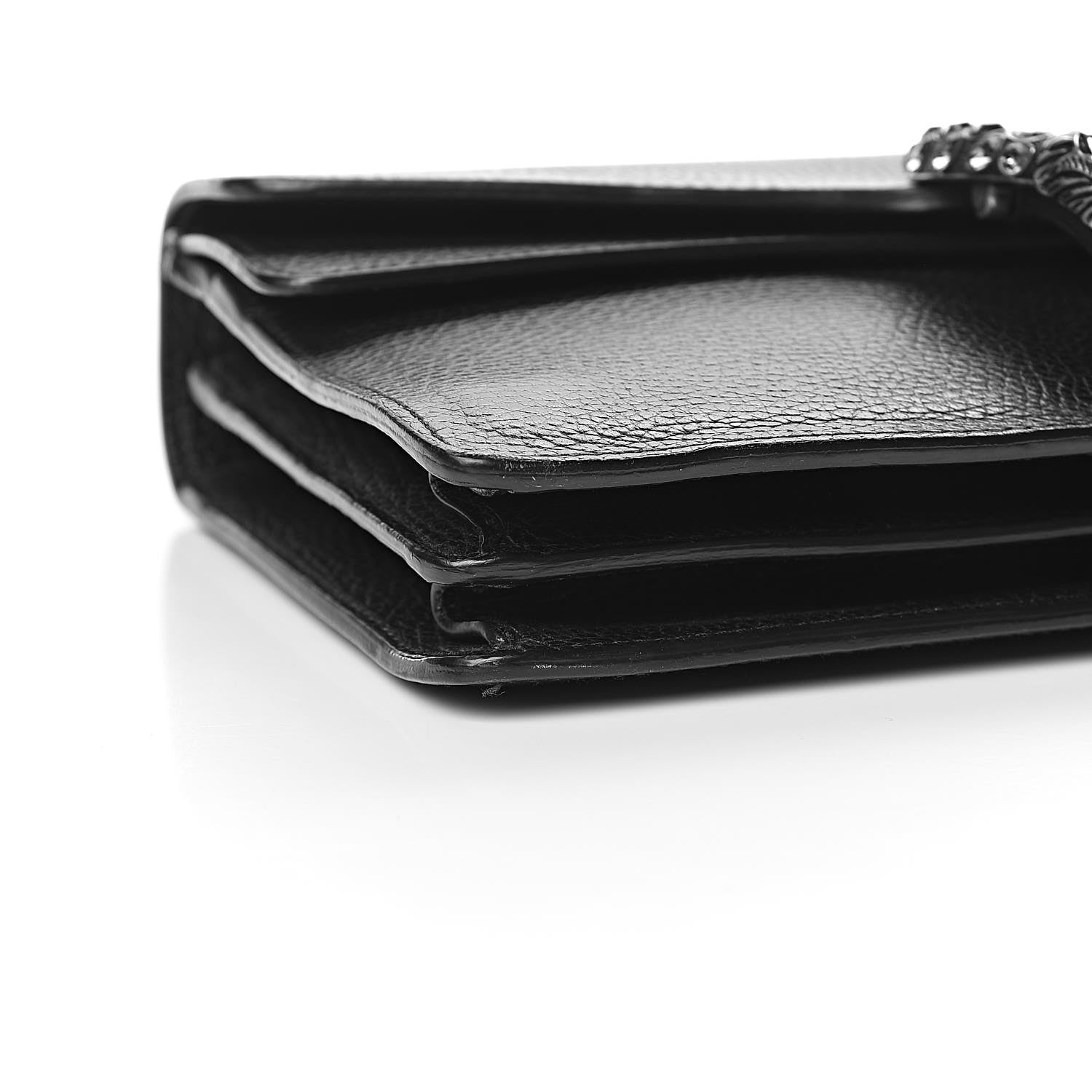 Gucci Pebbled Calfskin Small Dionysus Shoulder Bag Black 8 of 10