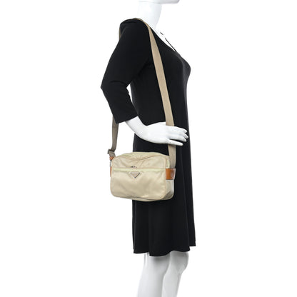 Prada Nylon Tessuto Vela Sport Messenger Bag Cammello 2 of 13