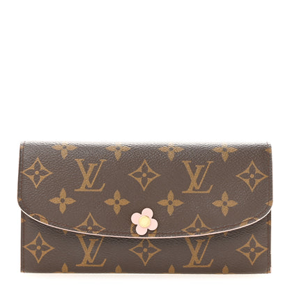 Louis Vuitton Monogram Bloom Flower Emilie Wallet Fuchsia 1 of 11