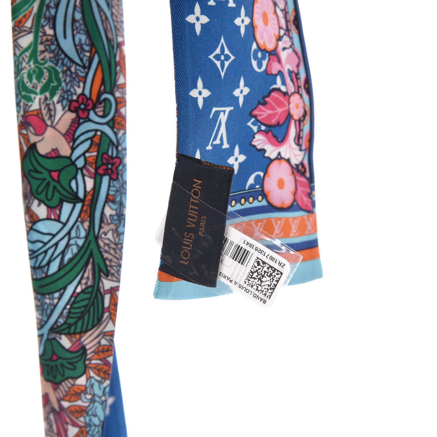 Louis Vuitton Silk Louis A Paris Bandeau Blue 4 of 4