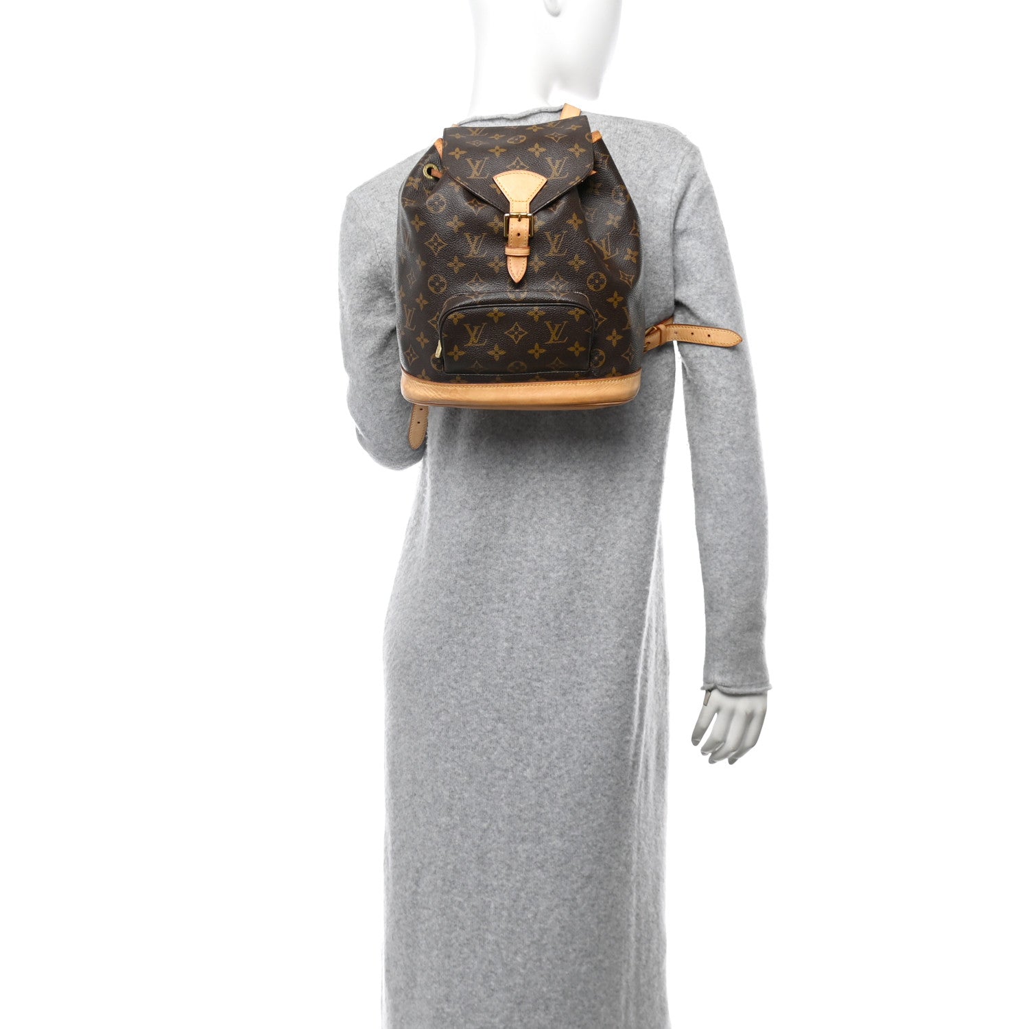 Louis Vuitton Monogram Montsouris MM Backpack 2 of 11
