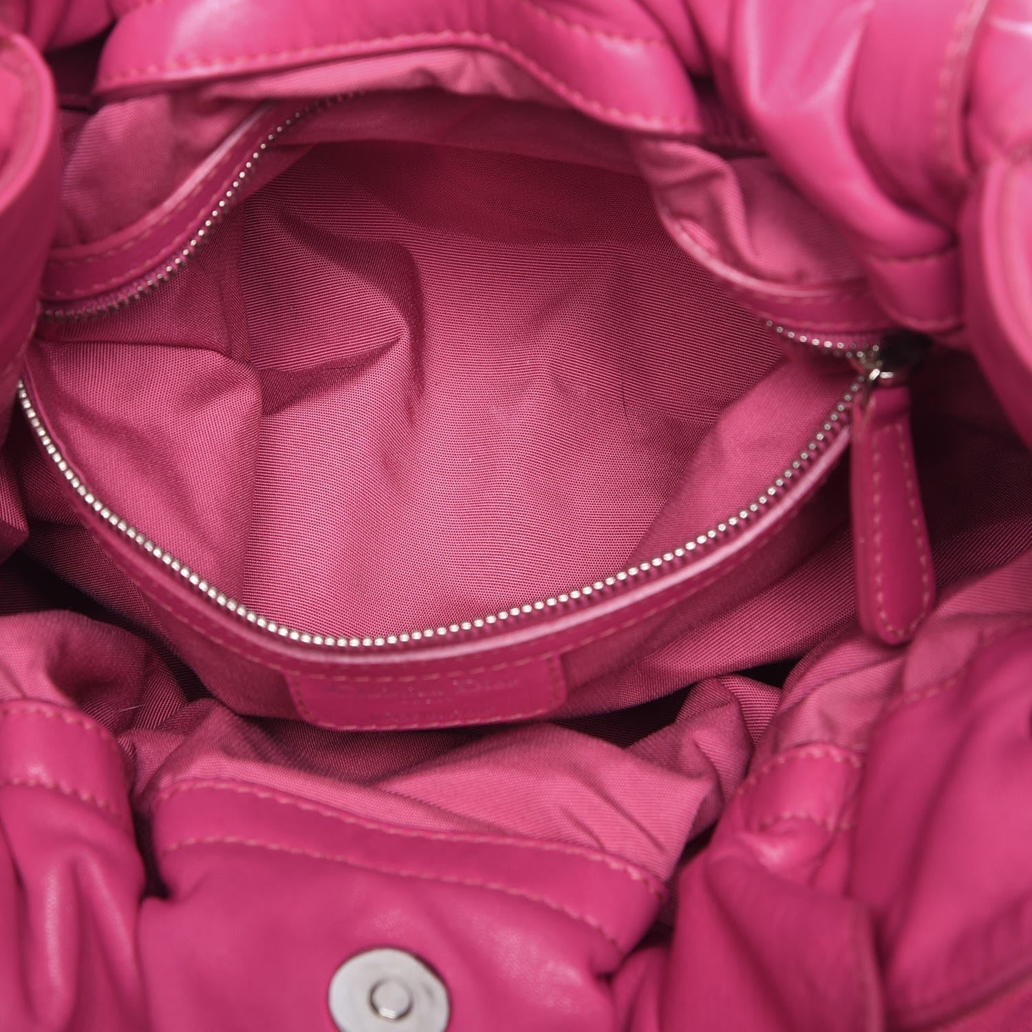 Christian Dior Lambskin Medium Le Trente Tote Pink 8 of 15