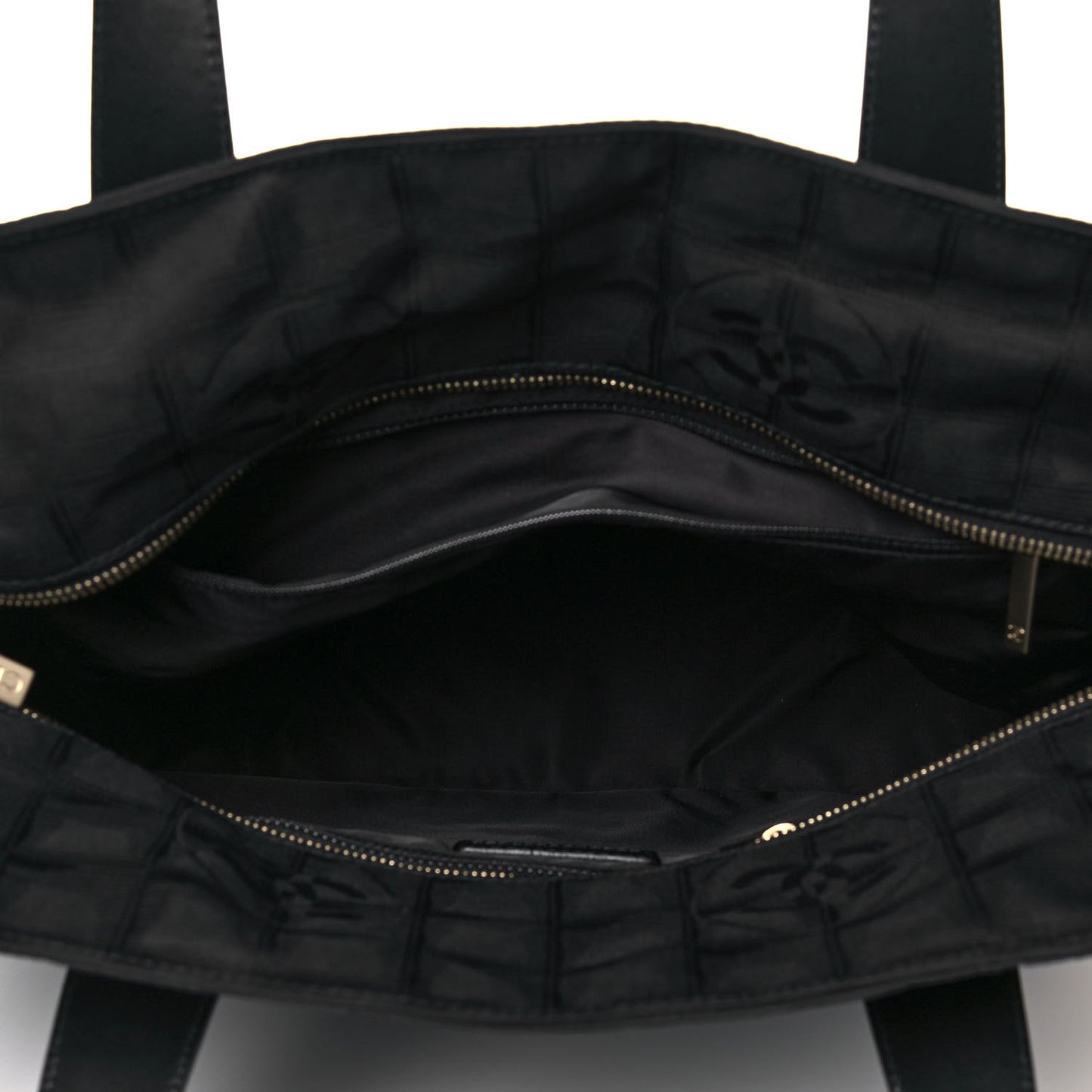 Nylon Medium Travel Tote Black