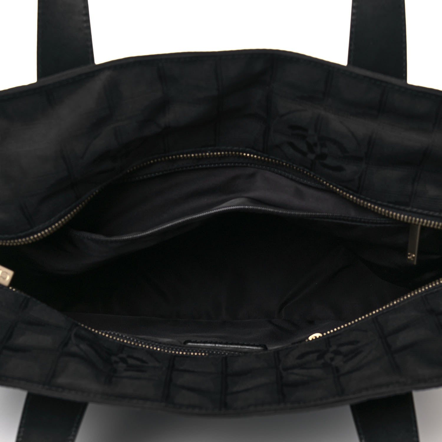 Chanel Nylon Medium Travel Tote Black 4 of 12