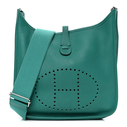 Hermes Taurillon Clemence Evelyne III PM Vert Verone 1 of 4
