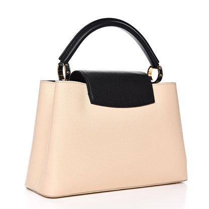 Louis Vuitton Taurillon Capucines PM Creme Black 3 of 10