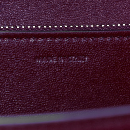 Celine Box Calfskin Medium Classic Box Flap Bag Burgundy 6 of 9