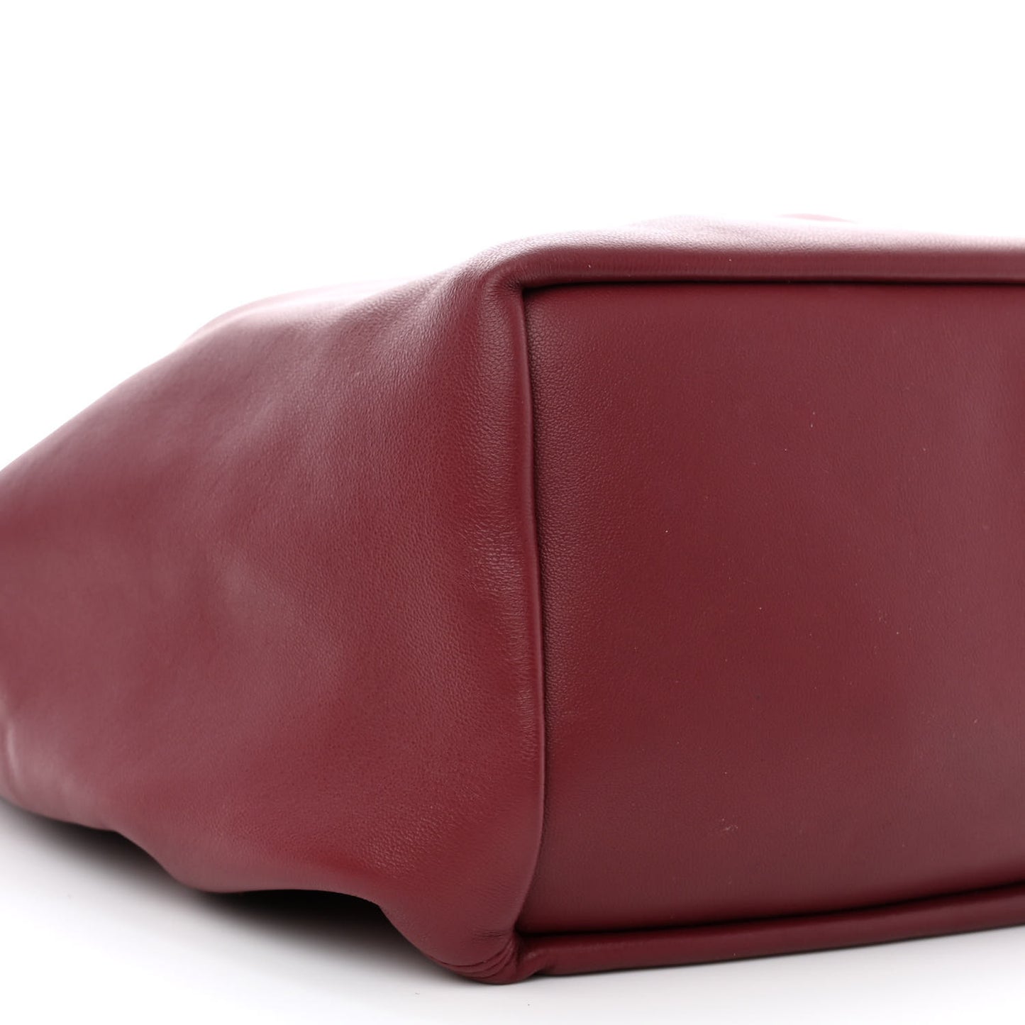 Buttery Nappa Lambskin Medium Squeeze Bag Dark Burgundy