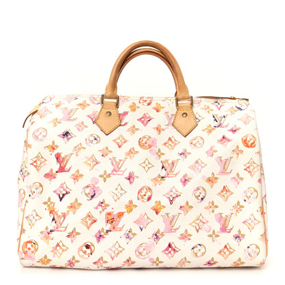 Louis Vuitton Watercolor Aquarelle Speedy 35 White 1 of 9